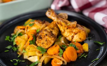 Fırında Tavuk Baget (Zengin Sebzeler ile)