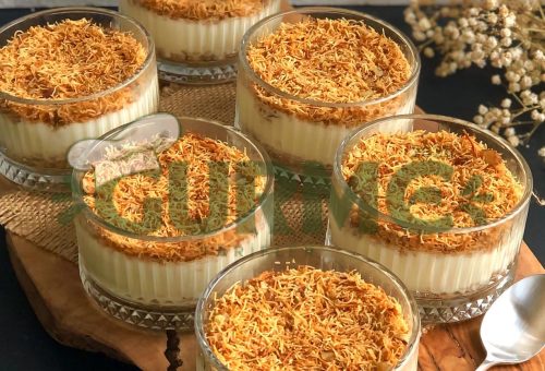 Kadayıflı Muhallebi Tarifi (Pratik ve Nefis Tatlı)